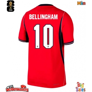 England Jude Bellingham #10 Replica Away Stadium Shirt World Cup 2026 Short Sleeve